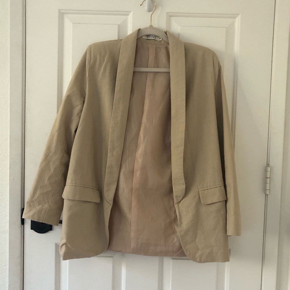 IVIVI linen blazer